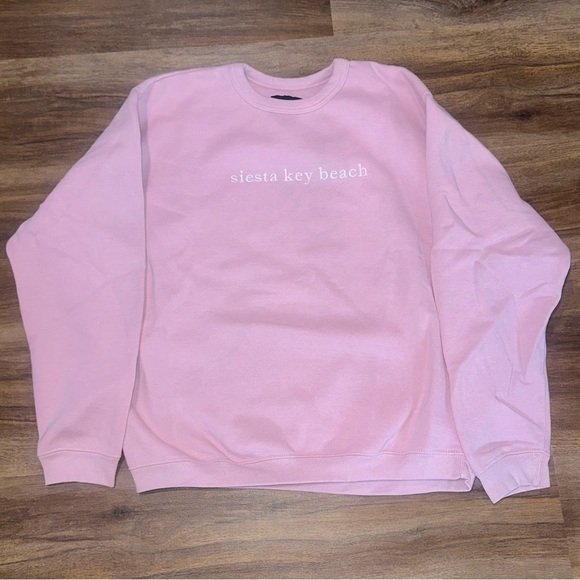 Sweaters - Siesta Key Beach Pink Sweater